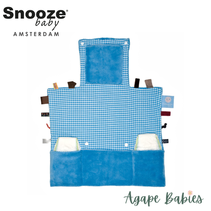 Snoozebaby Easy Changing Changing Pad - Dolphin Blue