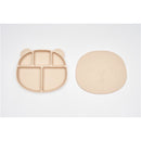Poled Kid Silicone Suction Food Tray with Lid