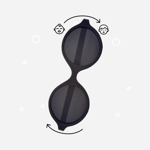 Ki ET LA Sunglasses  2.0 Diabola 0-1 year old - Black