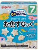 Pigeon Baby's Snack Fish Stars (6g x 2) Exp: 03/26