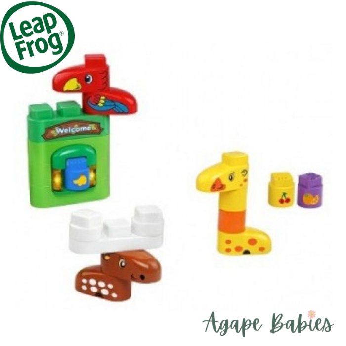 LeapFrog LeapBuilders Block Play - Wild Animals (3 Months Local Warranty)