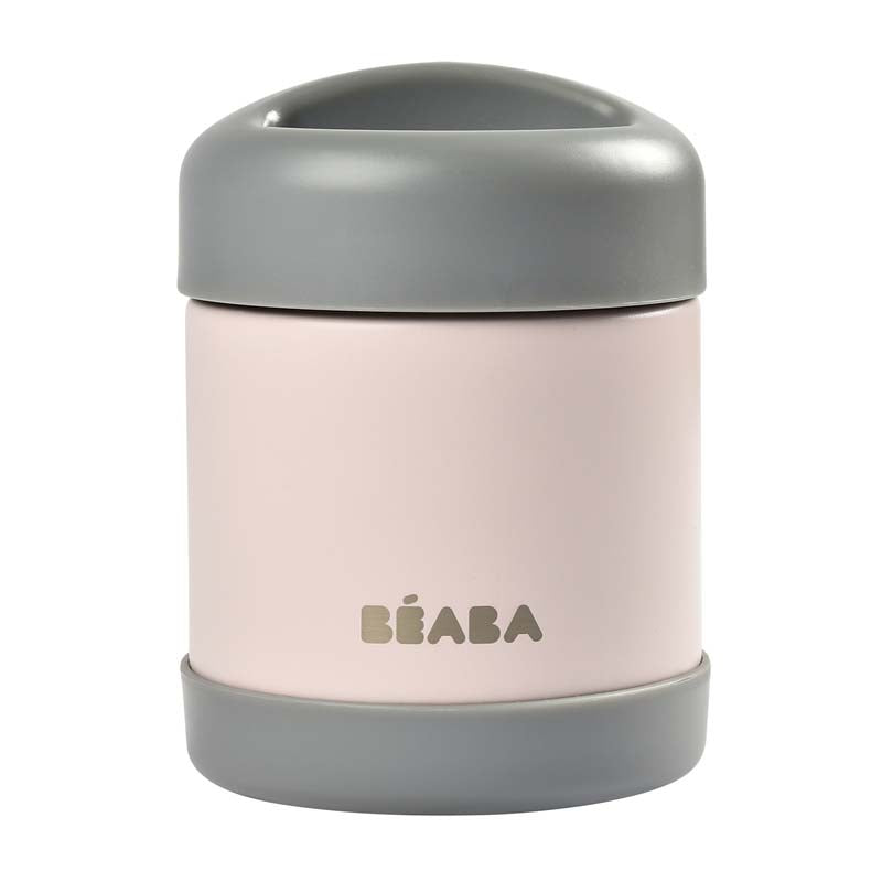 Beaba Stainless Steel Isothermal Portion 300 ml (Dark Mist / Light Pink)