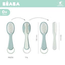 Beaba Baby Brush And Comb - Green Blue