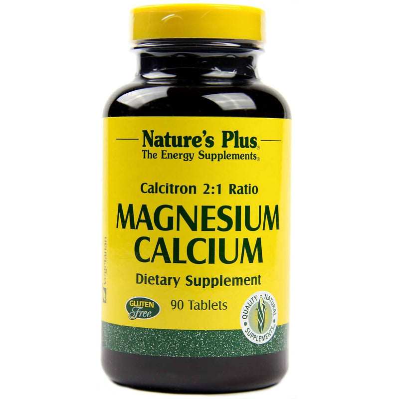Nature's Plus Calcitron 2:1 Ration Magnesium/Calcium, 90 tabs.