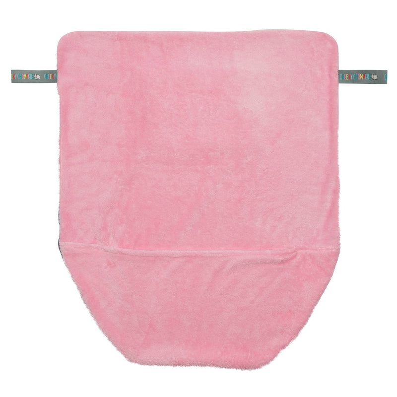 Cheeky Chompers Polka Dot Pink Cheeky Blanket
