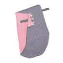 Cheeky Chompers Polka Dot Pink Cheeky Blanket