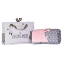 Cheeky Chompers Polka Dot Pink Cheeky Blanket