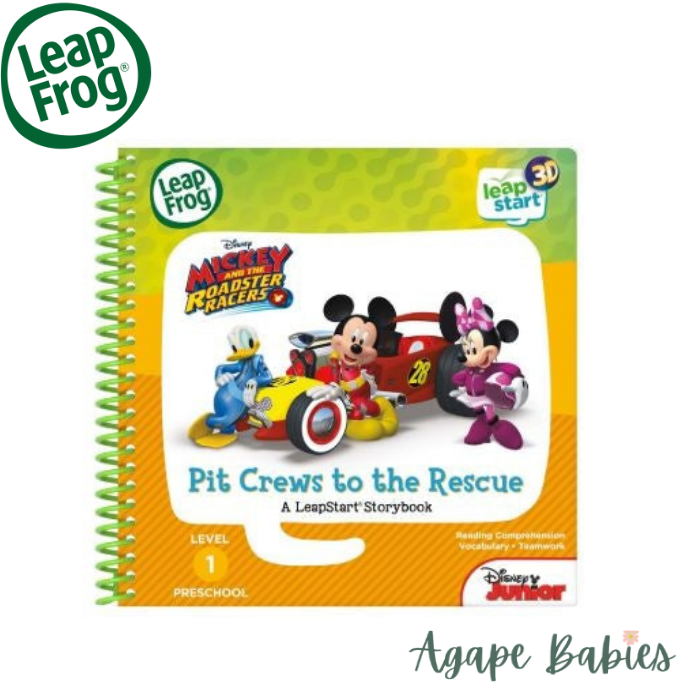 LeapFrog LeapStart 3D Book - Mickey and The Roadster Pit Crews To The Rescue