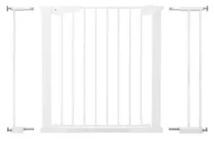 Baby Dan Premier Pressure Fit Safety Gate With 3 Extensions (White)