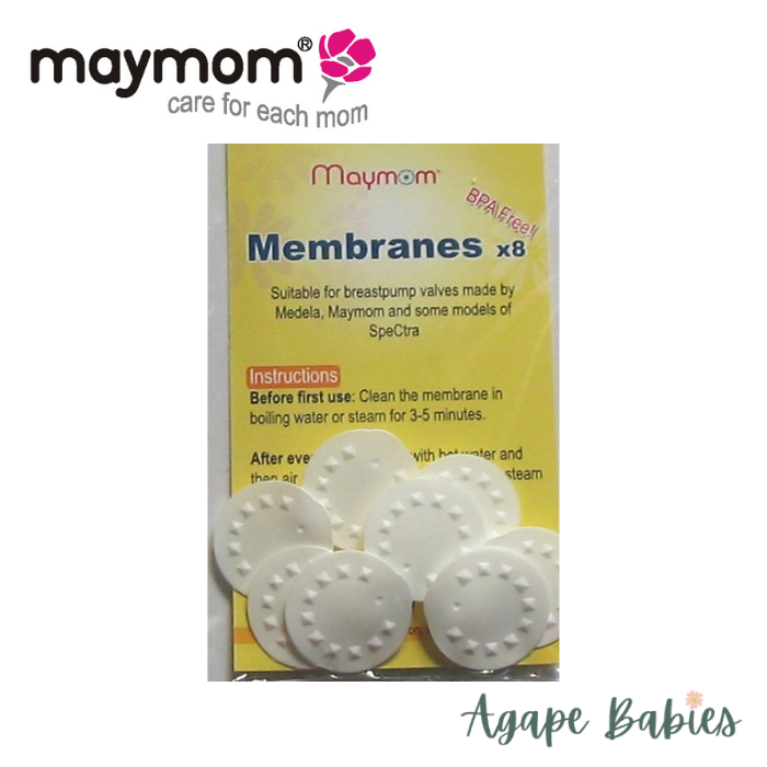 Maymom Replacement Membranes for Medela Medela Pump in Style Breastpump, Lactina, Swing and Symphony Pumps, 8 pcs.