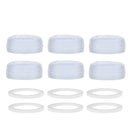 Maymom Travel Cap For Avent, Spectra Wide Mouth Bottle W/ Sealing Ring; 6pc/pk