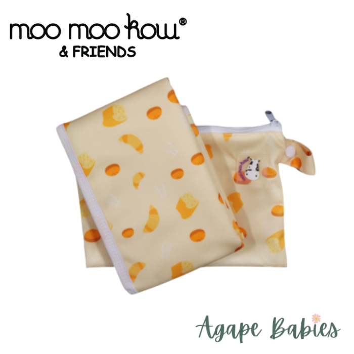 Moo Moo Kow Changing Pad Travel Size - Bread