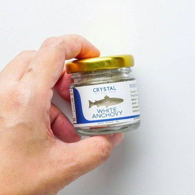 [4-Pack] Crystal of the Sea White Anchovy Powder (20g)