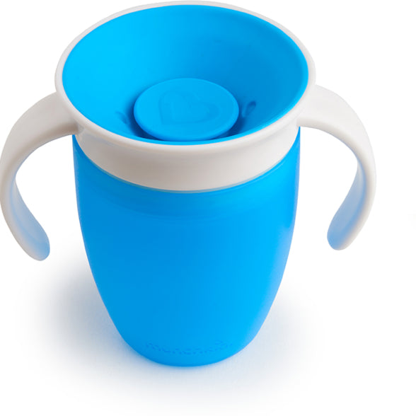Munchkin Miracle® 360° Trainer Cup - 7oz with Lid (Blue)