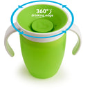 Munchkin Miracle® 360° Trainer Cup - 7oz with Lid (Green)
