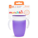 Munchkin Miracle® 360° Trainer Cup - 7oz with Lid (Purple)