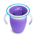 Munchkin Miracle® 360° Trainer Cup - 7oz with Lid (Purple)