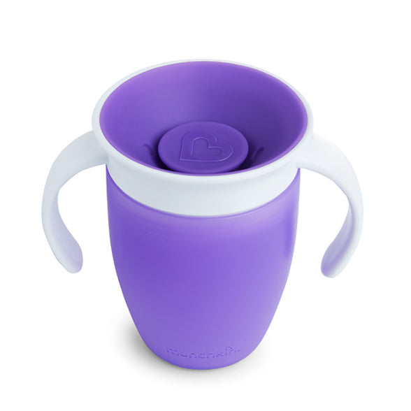 Munchkin Miracle® 360° Trainer Cup - 7oz with Lid (Purple)