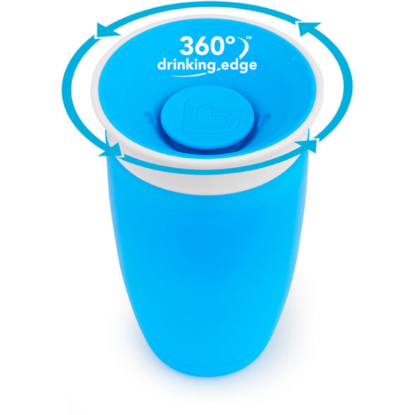 Munchkin Miracle® 360° Trainer Cup - 10oz with Lid (Blue)