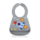 Nuby Fun 3D Silicon Bib - Rocket