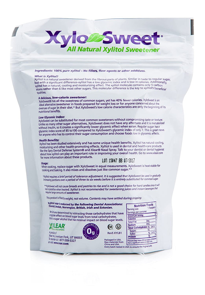 Xlear Xylosweet All-Natural Xylitol Sweetener 454g
