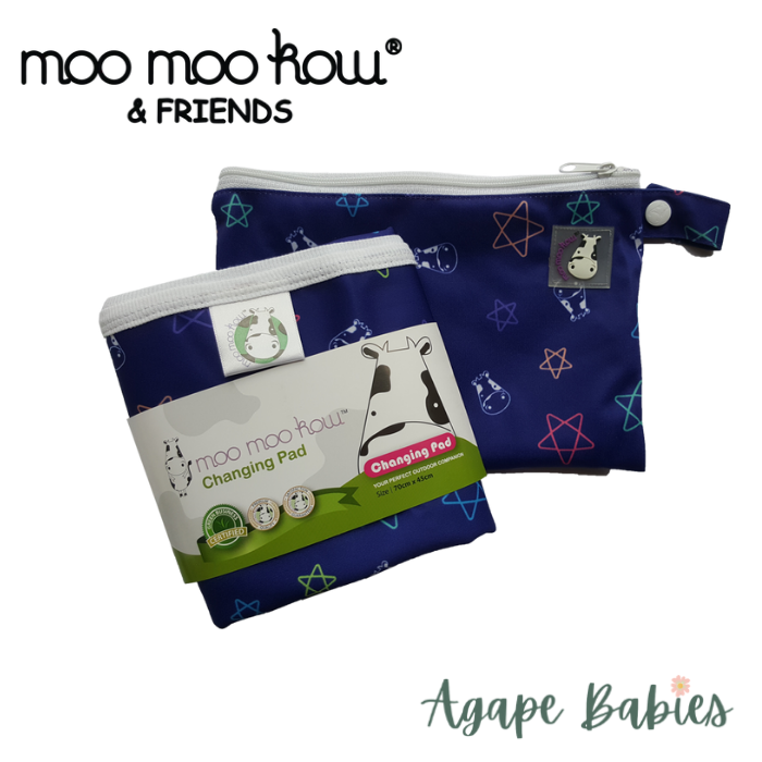 Moo Moo Kow Changing Pad Travel Size - Color Star