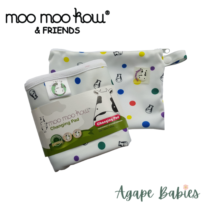 Moo Moo Kow Changing Pad Travel Size - Dot Dot