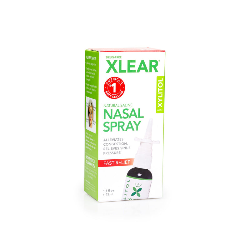 Xlear All-Natural Saline Nasal Spray Made with Xylitol (Daily Care) 45ml [Exp: 2024]