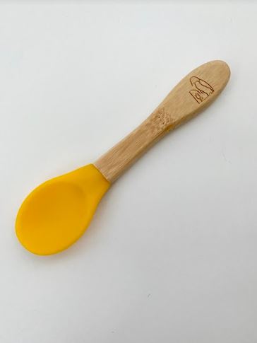 MCK Bamboo-Silicone Spoon - Yellow