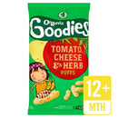 Organix Goodies Organic Tomato, Cheese & Herb Puffs, 4 x 15 g. Exp: 11/17