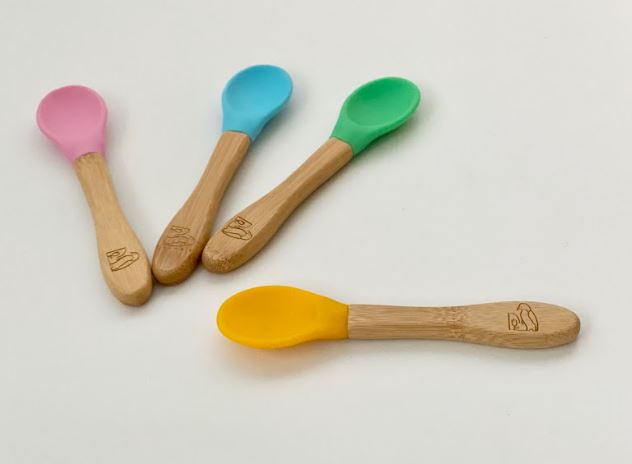 MCK Bamboo-Silicone Spoon  - Blue