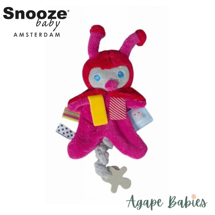 Snoozebaby Pacifier Holder - Zuby the Cuddling Ladybug