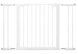 Baby Dan Premier Pressure Fit Safety Gate With 4 Extensions (White)