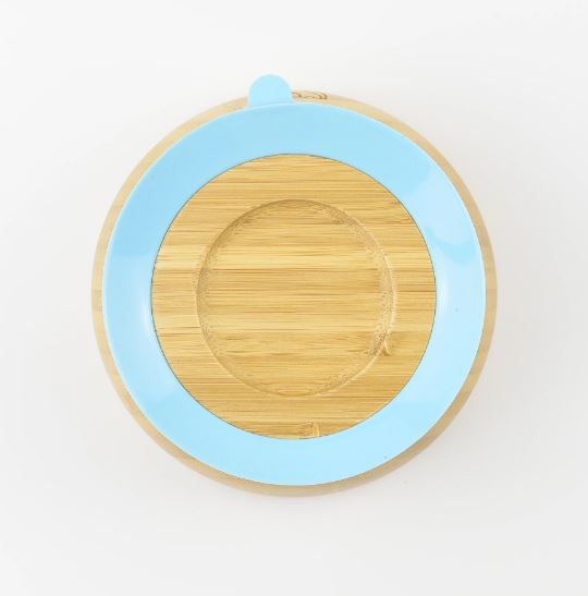 MCK Bamboo Bowl Set with Spoon - Blue