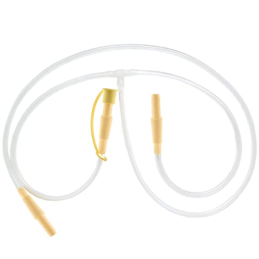 Maymom Tubing Set for Medela Freestyle Breastpump; Also Compatible w/ Spectra S1 S2 Pumps to use Freestyle Flange Connectors