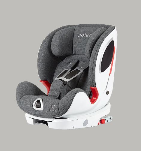 Poled Y-FIX Pro Toddler Car Seat - Dawn Grey (3 Year Local Warranty)