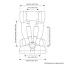 Urban Kanga Portable Car Seat - Denim Grey (2 Years Local Warranty)