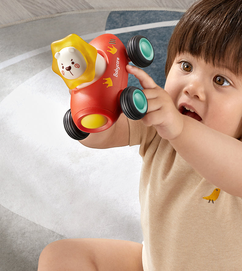 [2-Pack] Babycare Push & Go Car Toy - 3 Styles