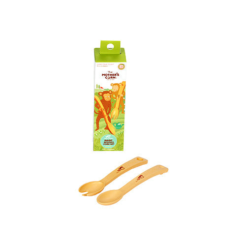 [2-Pack] Mother's Corn Magic Spoon & Fork Set