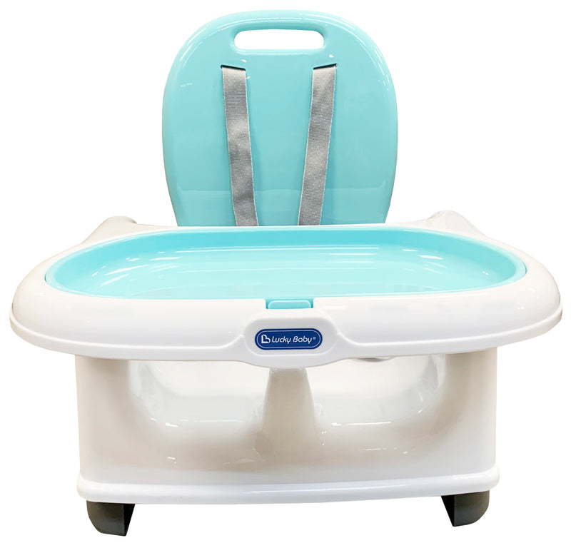 Lucky Baby Goodee Portable Booster Dining Chair W / Adjustable Tray - Blue
