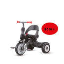 Lucky Baby Little General™ Deluxe Tricycle 4 in1 - Grey -10 mn+