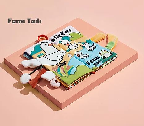 Babycare Animal Tails Cloth Book (Ocean Tails)