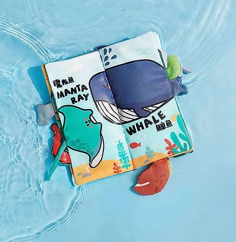 Babycare Animal Tails Cloth Book (Ocean Tails)
