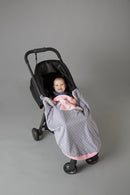 Cheeky Chompers Polka Dot Pink Cheeky Blanket