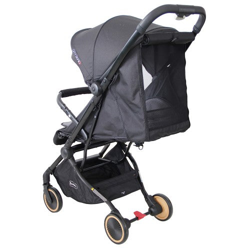 Lucky Baby City Sonic™ Baby Stroller - Black  (1yr local warranty) 