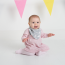 Cheeky Chompers Necker BIB Unisex Grey & Denim