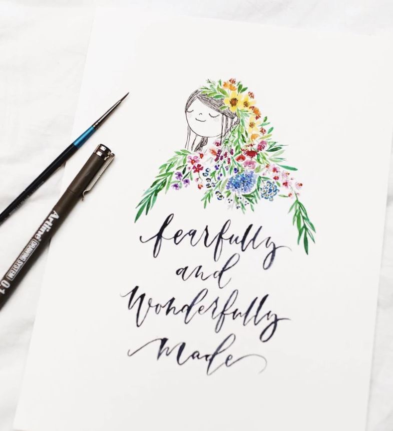 Kristen Kiong A4 Poster: Fearfully & Wonderfully Made