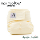 Moo Moo Kow Cloth Diaper One Size Aplix - Butter