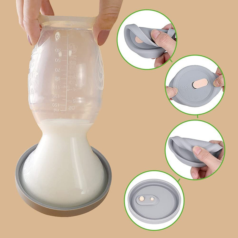 Haakaa Gen 2 Silicone Manual Breast Pump 150ml (With Suction Base) + Cap (Bundle Pack)