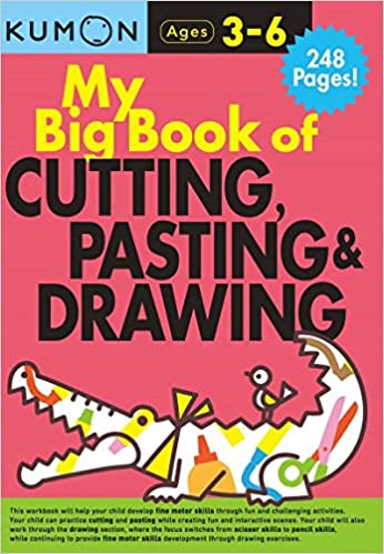 Kumon My Big Book Of Cutting, Pasting And Drawing
